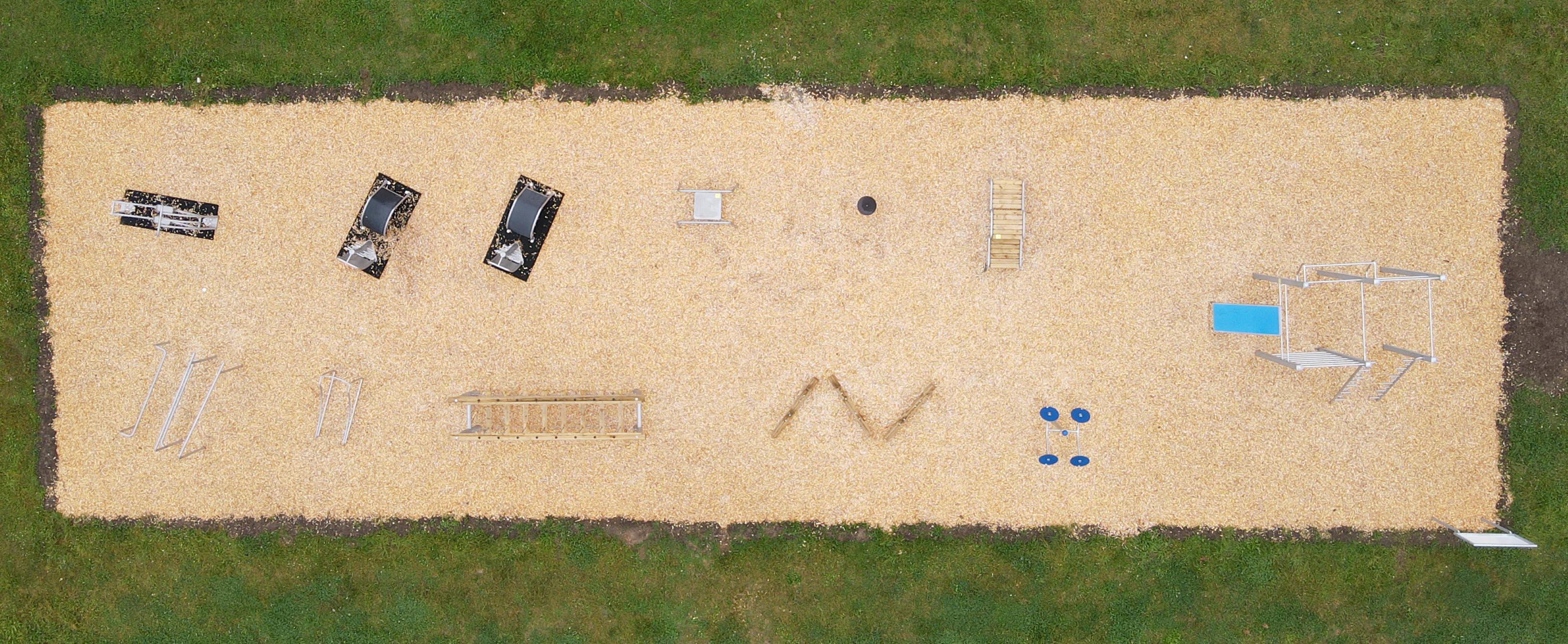 Der Bewegungsparcours aus der Vogelperspektive Der Bewegungsparcours aus der Vogelperspektive
