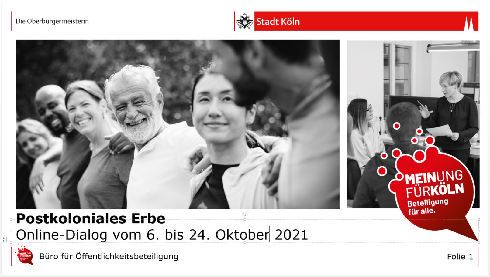 Auswertung Postkoloniales Erbe Titelseite